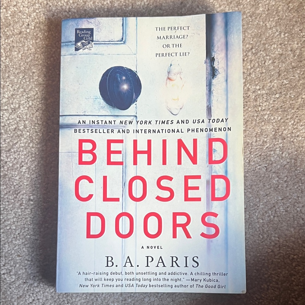Behind Closed Doors by B.A. Paris